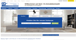 Desktop Screenshot of 1a-immobilienmarkt.de