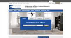 Desktop Screenshot of objekte.1a-immobilienmarkt.de