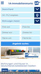 Mobile Screenshot of objekte.1a-immobilienmarkt.de